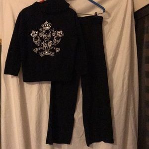 Victoria Secret pants/jacket comfy plane ride